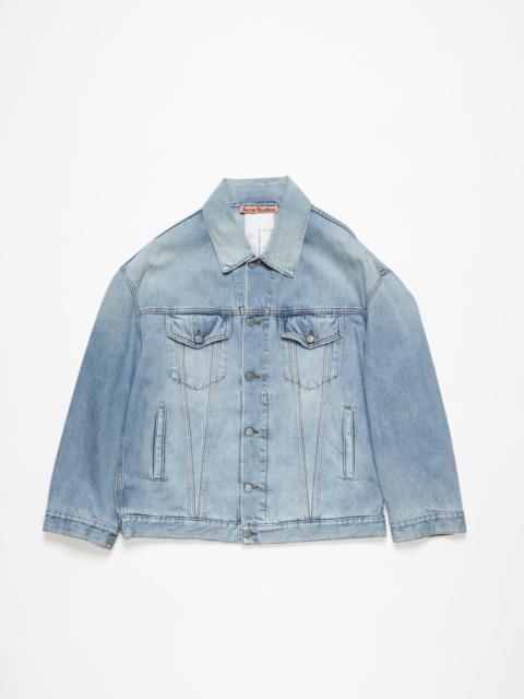 Denim jacket - Oversized unisex fit - Light blue