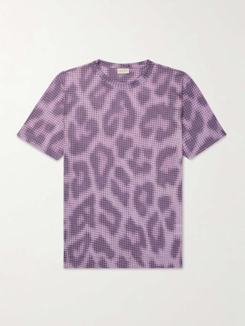 【Dries Van Noten】Slim-Fit Appliqued Printed Cotton-Jersey Dries Van Noten Slim-Fit Appliquéd Printed Cotton-Jersey T