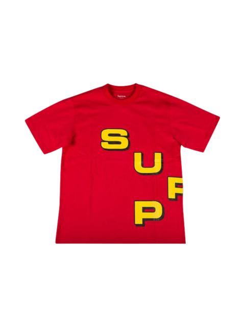 Supreme Stagger T-Shirt 'Red'