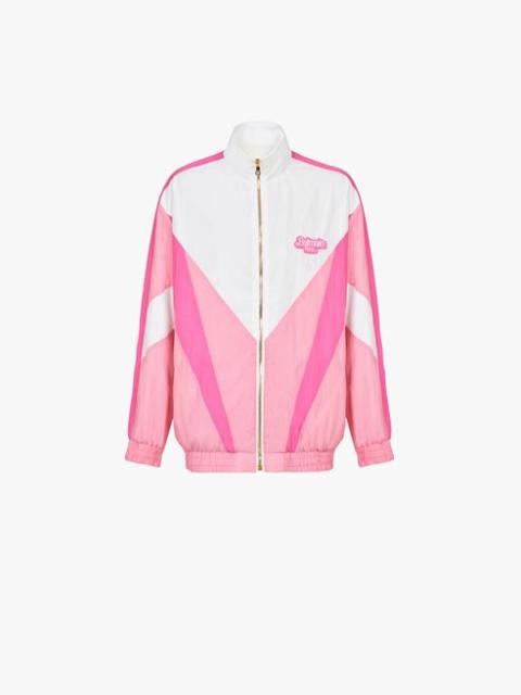 Balmain Balmain x Barbie - Pink and white nylon jacket