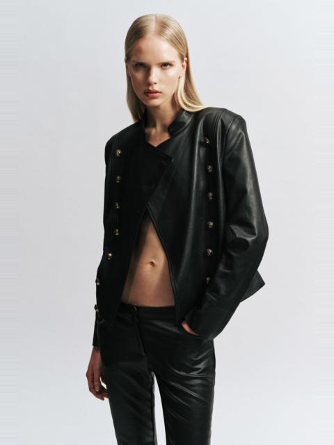BARDOT Marcella Vegan Leather Jacket In Black