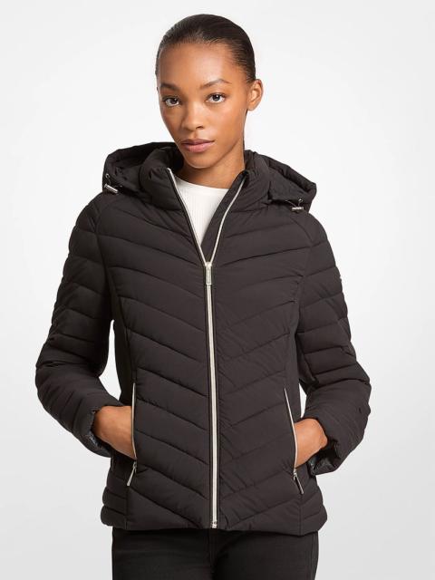 MICHAEL KORS Chevron Quilted Jacket