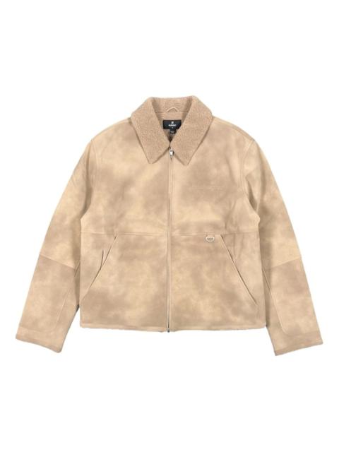 REPRESENT shearling-collar jacket