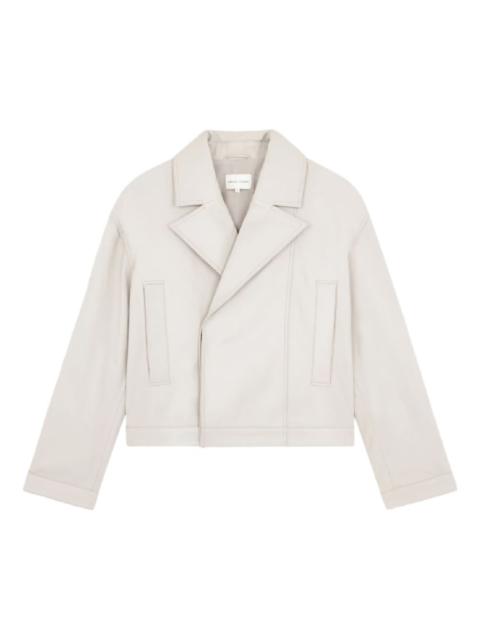 Loulou de Saison Kaipan wide-lapels leather jacket