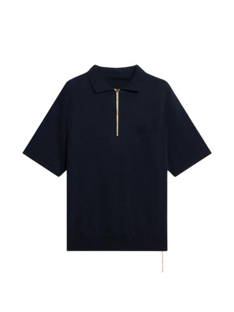 FORTELA LAIGHT zip pocket polo shirt