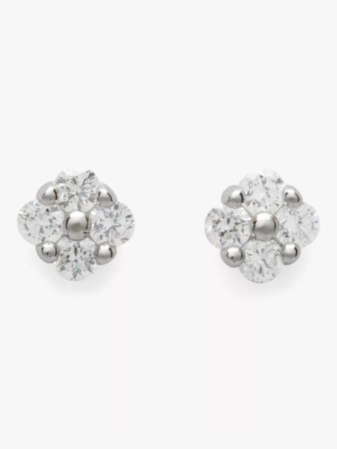 kate spade Kate Spade Fine Time To Shine Diamond Flower Studs