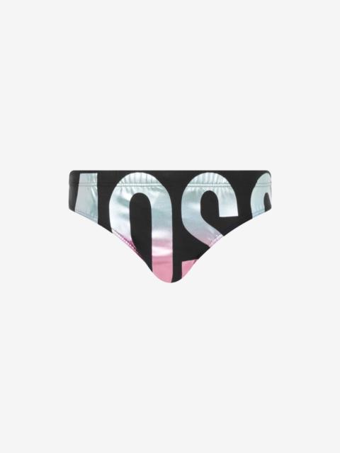 Moschino RAINBOW LOGO BIKINI BOTTOMS