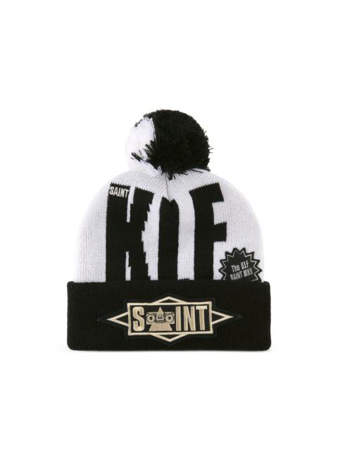 SAINT M×××××× x Klf pompom-detail beanie hat