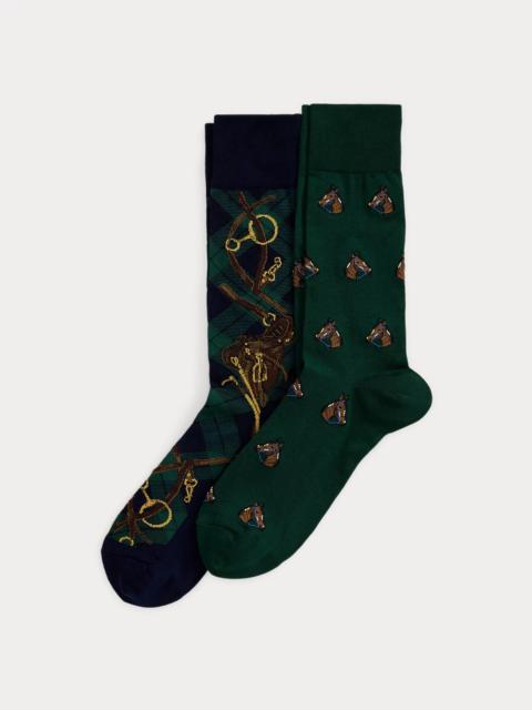 Polo Ralph Lauren Equestrian Trouser Sock 2-Pack