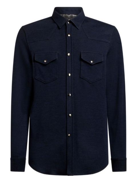 Etro button-placket flap-pocket shirt