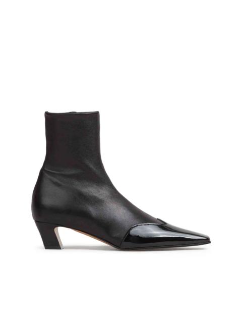 KHAITE patent leather boots