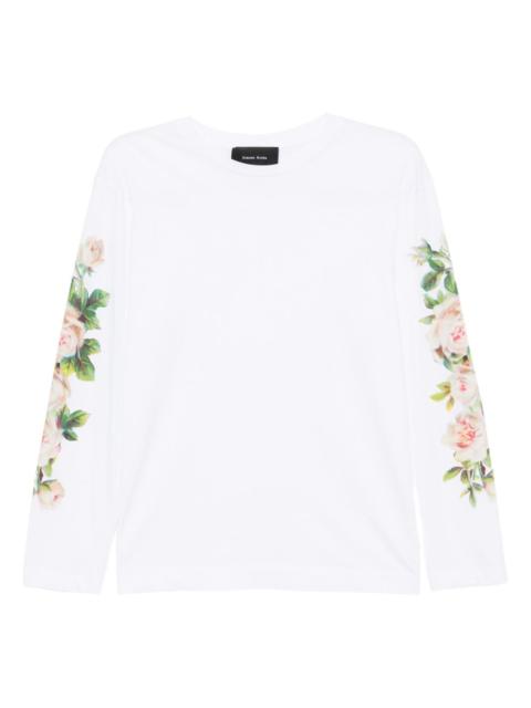 Simone Rocha floral-print T-shirt