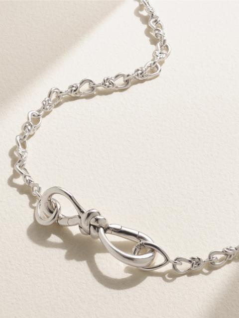 MARLA AARON True Lover's Knot Sterling Silver Necklace