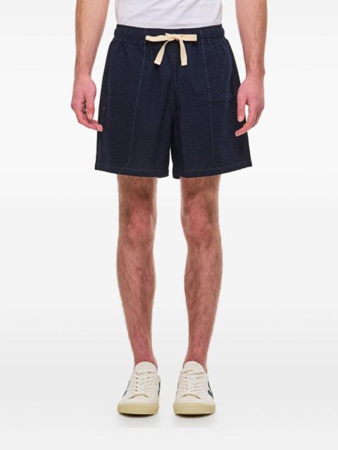 HOWLIN' drawstring seersucker shorts