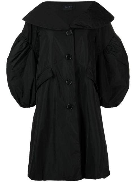 Simone Rocha puff-sleeve buttoned coat