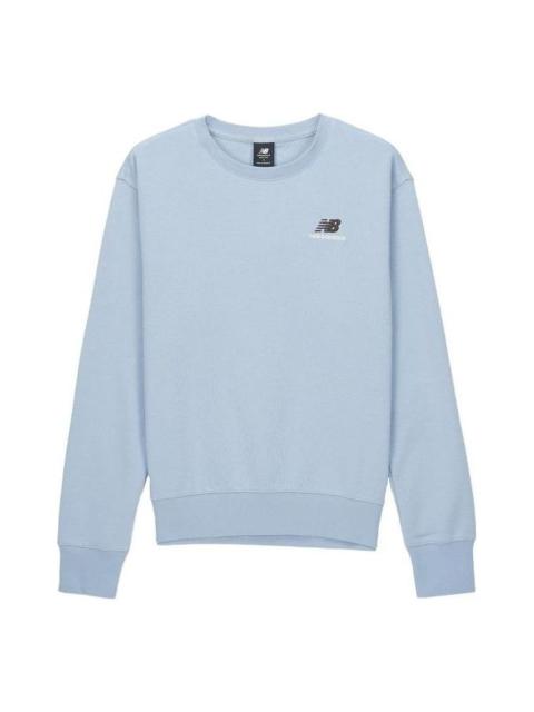 New Balance New Balance Unissentials French Terry Crewneck Sweatshirt Asia Sizing 'Light Arctic Grey' UT21501-LA