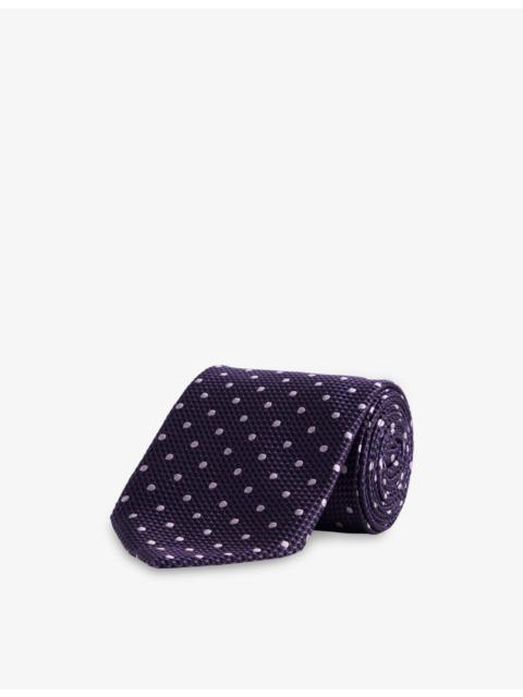 TOM FORD Geometric-Pattern Silk Tie
