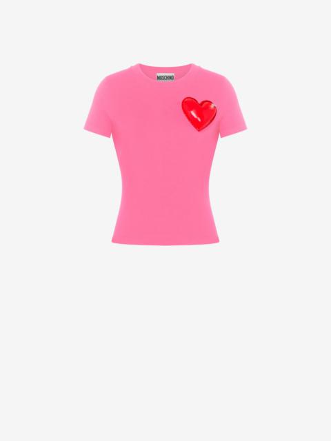 INFLATABLE HEART ORGANIC JERSEY T-SHIRT