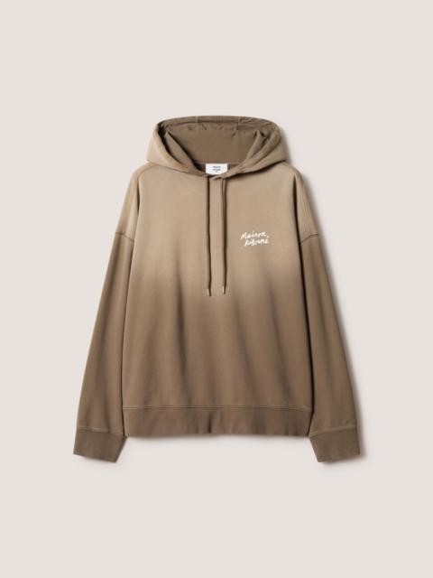 Maison Kitsuné MAISON KITSUNE HANDWRITING FADED OVERSIZE HOODIE
