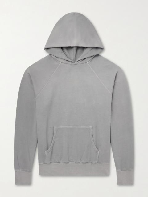 LES TIEN French Terry-Cotton Raglan Hoodie