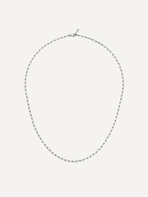 MISSOMA Platinum-Plated Mini Paperclip Chain Necklace