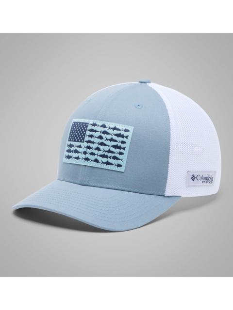 Columbia PFG Fish Flag Mesh Ball Cap