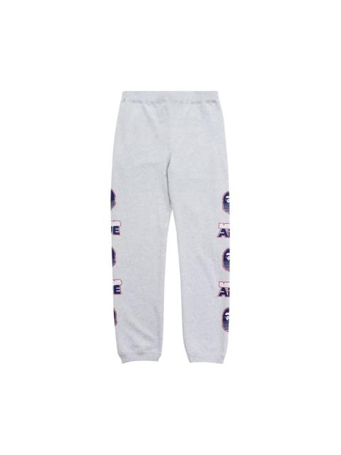 A BATHING APE® BAPE Graphic #1 Sweatpants 'Grey'