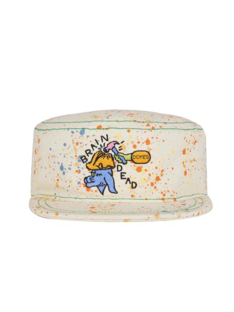 BRAIN DEAD Dickies Embroidered Painters Cap - White Splatter