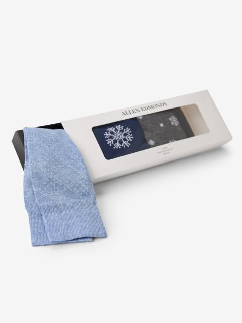 ALLEN EDMONDS Holiday 3-Sock Gift Set