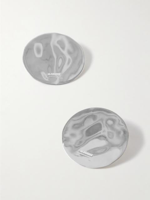 Jil Sander Silver-tone Earrings