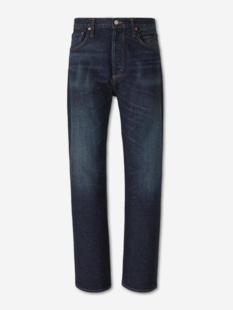 AGOLDE COTTON STRAIGHT LEG JEANS