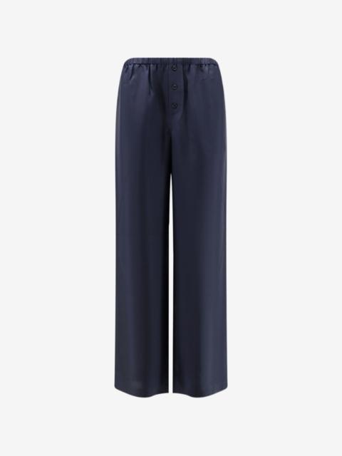 RÓHE silk wide-leg trousers