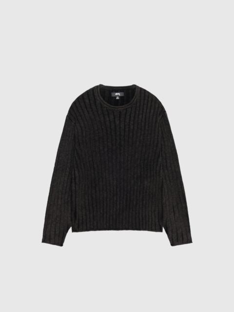 stussy cotton slub rib crew ニット　XL 新品 STUSSY ステューシー セーター メンズ Cotton Slub Rib Crew