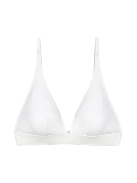 Wolford Women's Triangle Bralette - Pearl