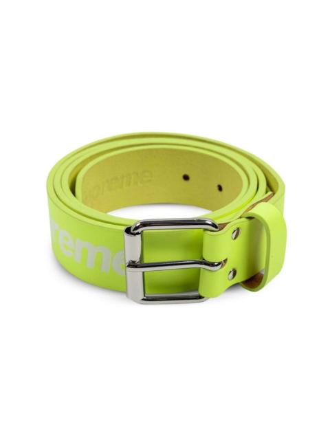 Repeat leather "Flourescent Yellow" belt