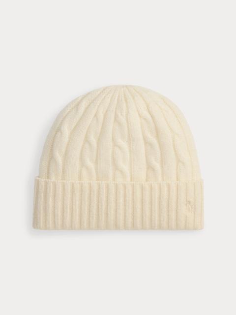 Polo Ralph Lauren Cable-Knit Cashmere Beanie