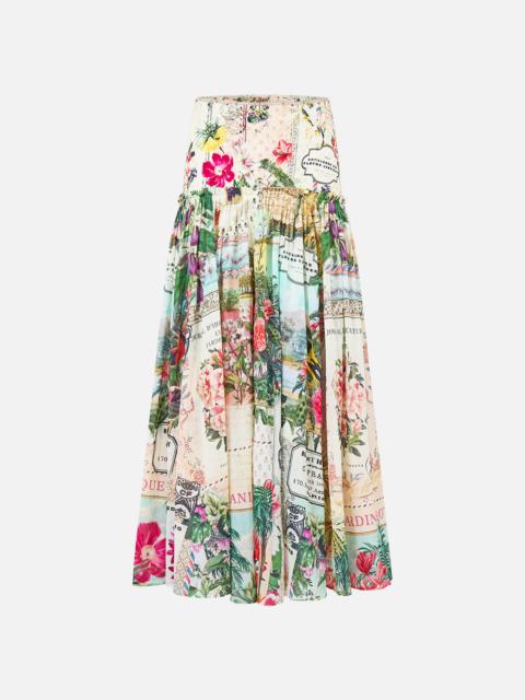 CAMILLA LONG SKIRT WITH CORSET WAIST LA BELLE BOTANIQUE