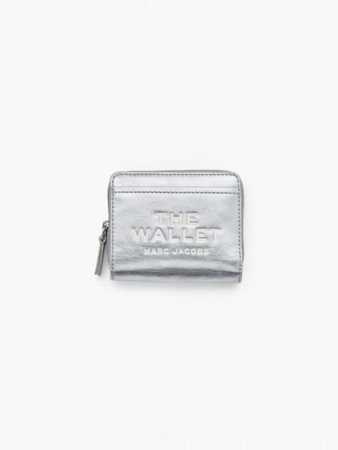 Marc Jacobs THE METALLIC LEATHER MINI COMPACT WALLET