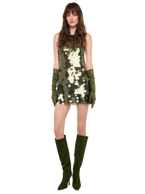 NORMA KAMALI SLEEVELESS SWING MINI DRESS