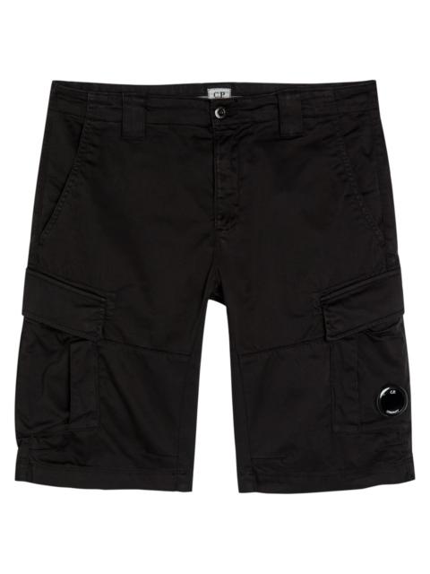 C.P. Company C.P. Company Logo Stretch-cotton Cargo Shorts