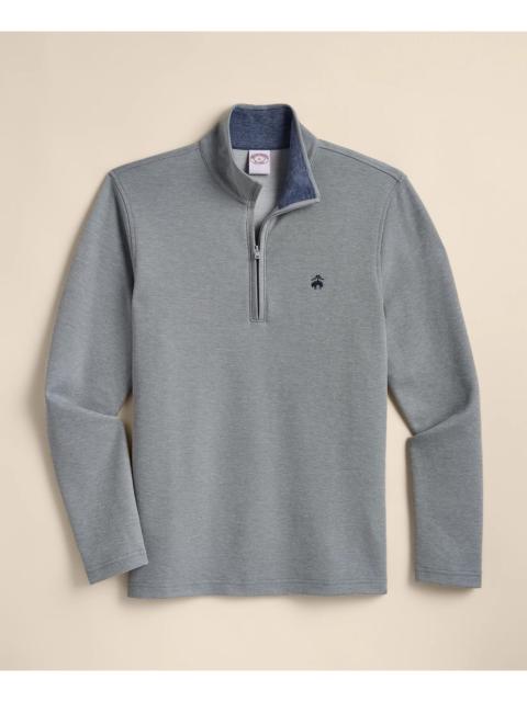 Brooks Brothers Cotton Blend Pique Quarter-Zip