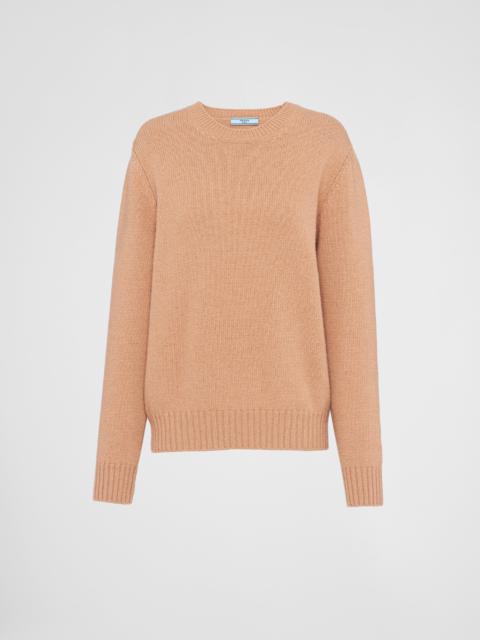 Wool and cashmere crew-neck sweater