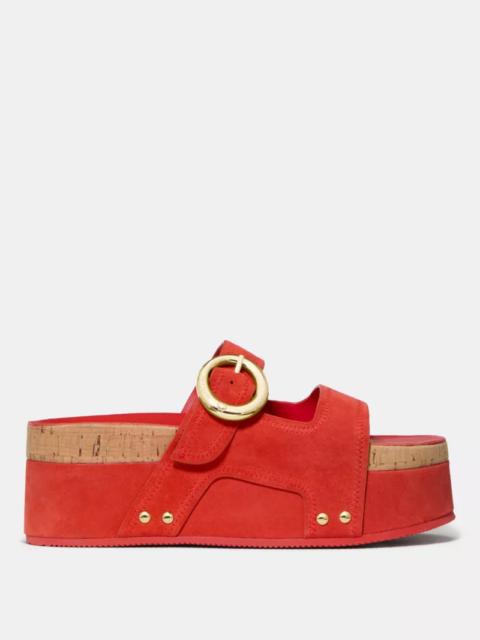 kate spade Halo Platform Footbed Sandal