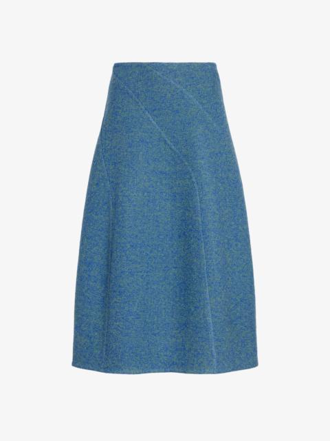 Proenza Schouler Gaelle Skirt in Double Face Melange Outerwear