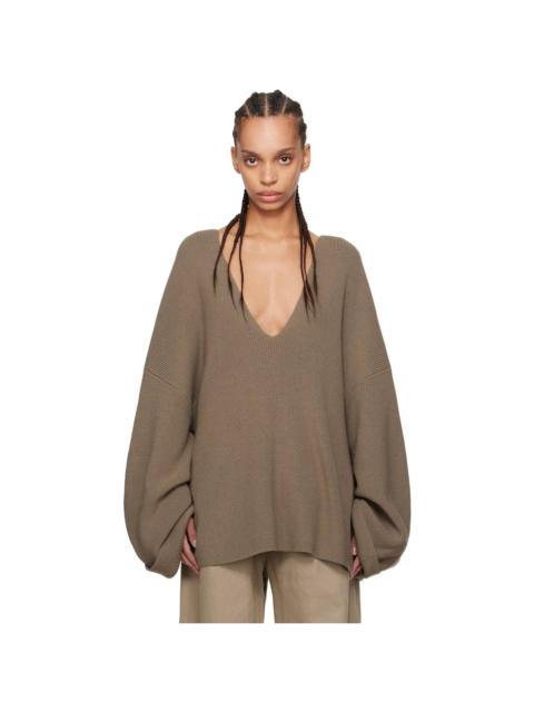 entire studios Taupe Dormer Sweater