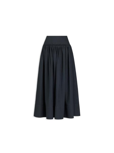 Alaïa OPENWORK COTTON A-LINE SKIRT