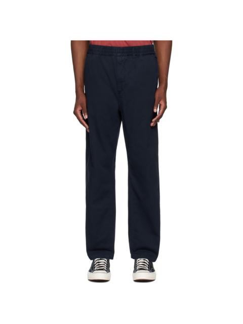 Navy Flint Trousers