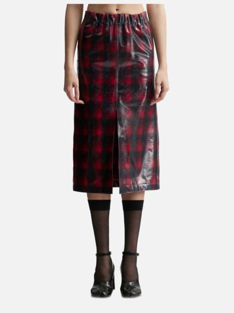 Maison Margiela PENDLETON LACQUER SKIRT