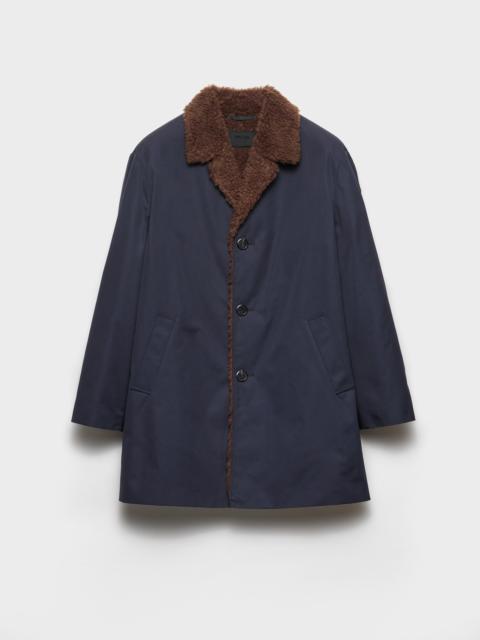 Prada Cotton and shearling jacket