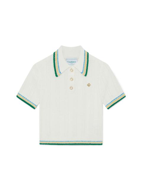 Rib Boucle Polo Shirt